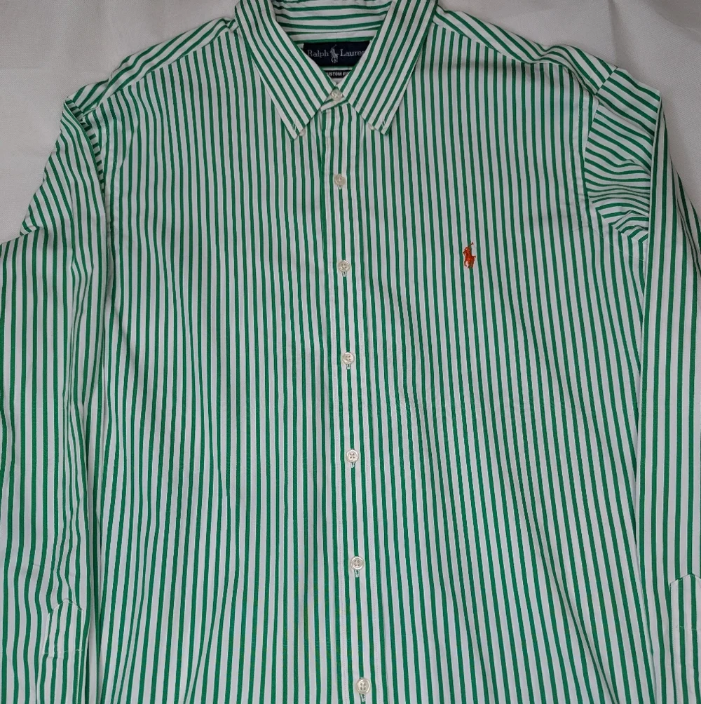 Ralph Lauren Custom Fit Oxford Button Down Shirt - Picture 6 of 9